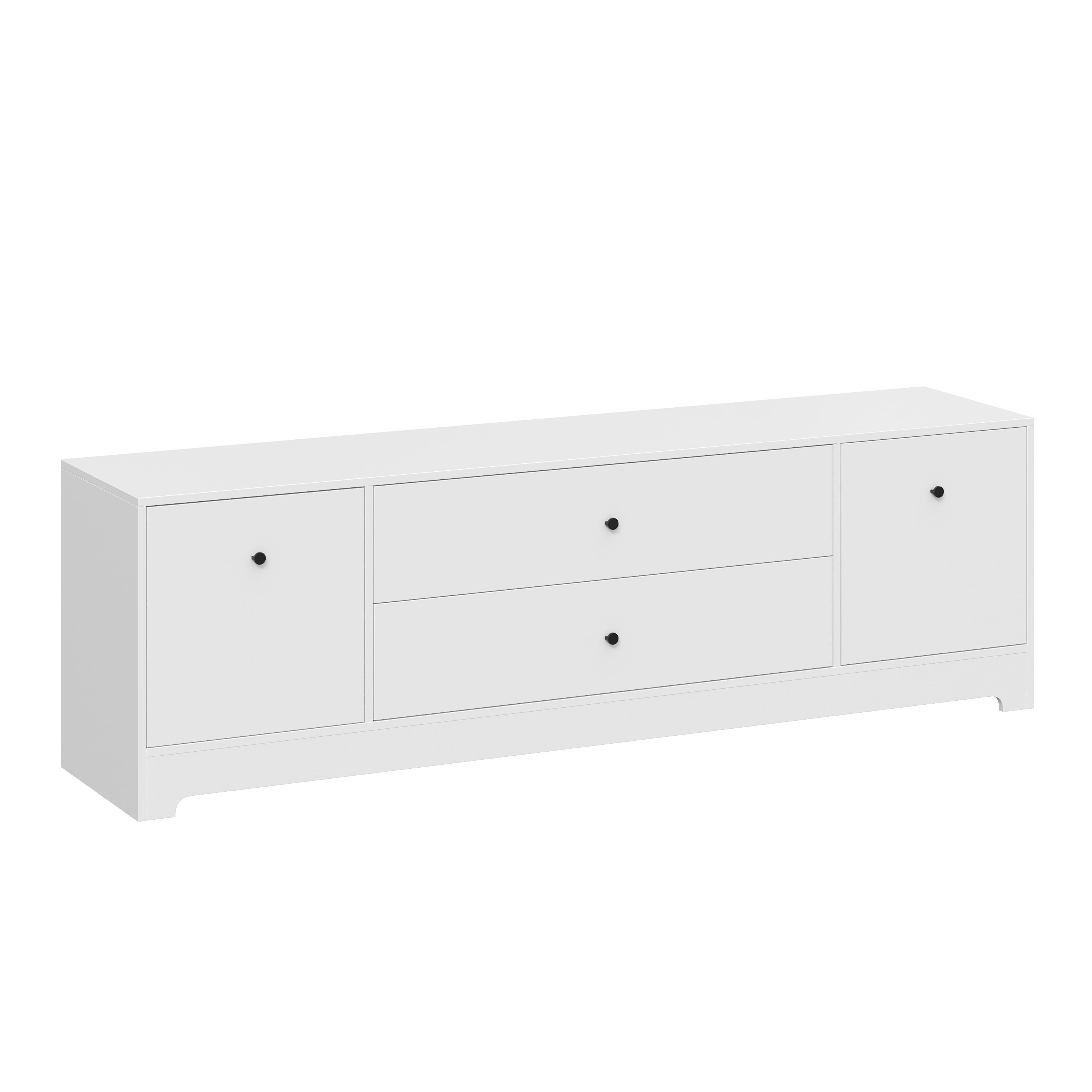 Тумба-комод 1800 мм Норд-1 (цвет белый) 