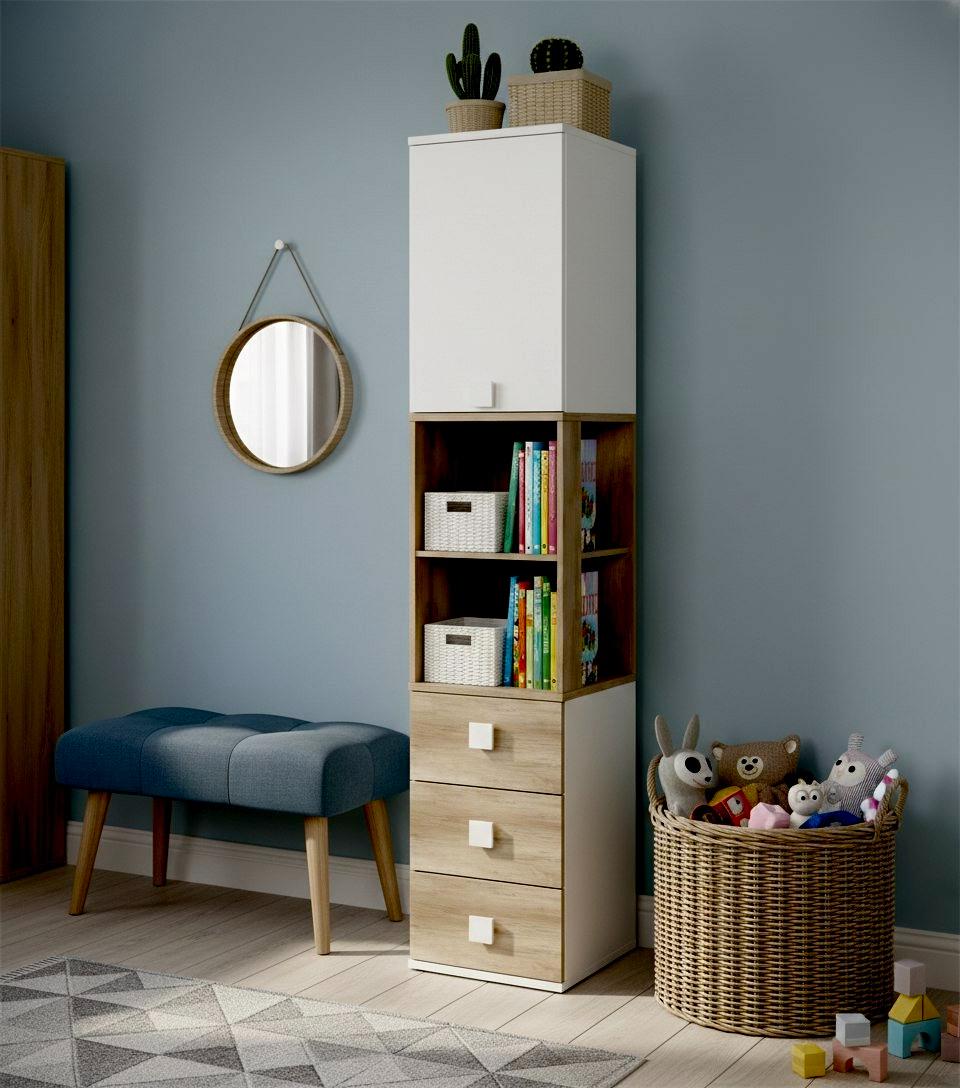 Пенал-стеллаж коллекции Модерн (правый/левый)