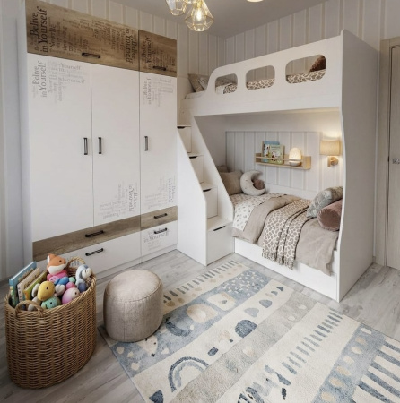 Шкаф коллекции Твой Стиль New (гл. 550 мм) без принта от Династия Kids