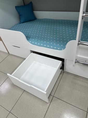 Двухъярусная кровать Малыши Двойняшки 180х80 (цвета разные) от Династия Kids