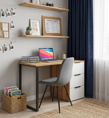 Стол 1000 мм коллекции Брайт Золотистый от Династия Kids