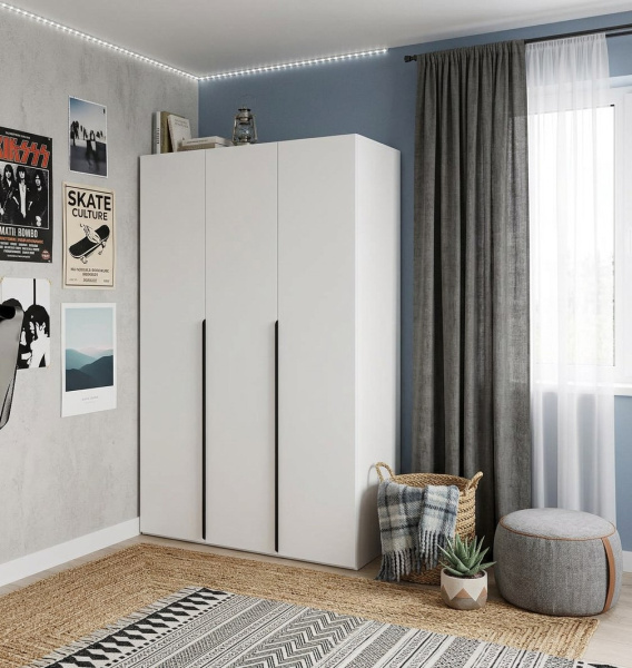 Шкаф 3-х дверный коллекции Брайт 