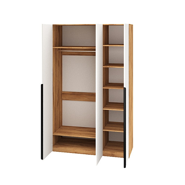 Шкаф 3-х дверный коллекции Брайт Золотистый от Династия Kids