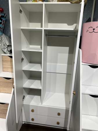 Шкаф коллекции Умка NEW (ручки - дуб) от Династия Kids