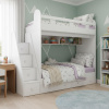 Двухъярусная кровать Юниор-2 (цвет белый) 190х80 от Династия Kids