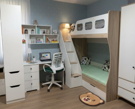 Стеллаж-перегородка для зонирования 1000 мм от Династия Kids