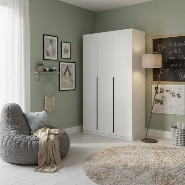 Шкаф 3-х створчатый (ручки-рейлинг) от Династия Kids