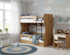 Кровать двухъярусная Омега (цвета разные) 190х80 от Династия Kids