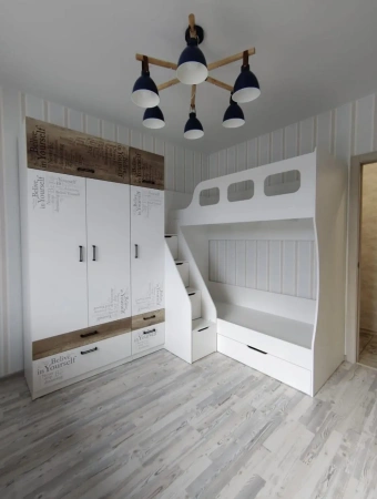 Двухъярусная кровать Умка-7 (цвета разные) 190х80  от Династия Kids