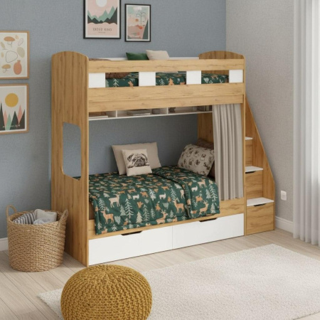 Двухъярусная кровать Твинс 190х90 от Династия Kids