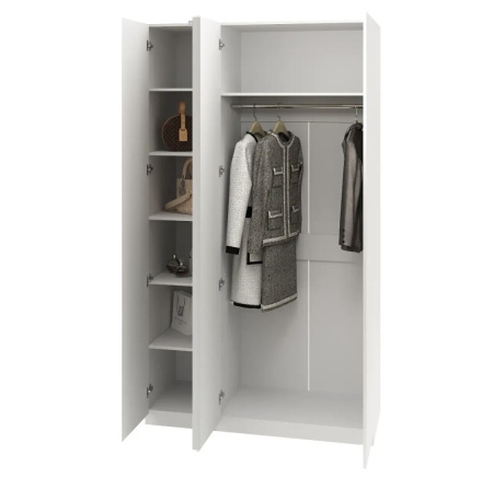 Шкаф 3-х створчатый Практик  от Династия Kids