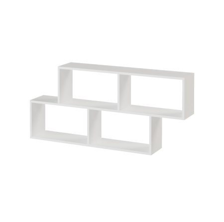 Комплект для 2 школьников Брайт Золотистый: полки 2 шт. + стеллаж-перегородка + столы 2 шт. от Династия Kids