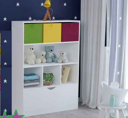 Стеллаж детский Уют-4 от Династия Kids
