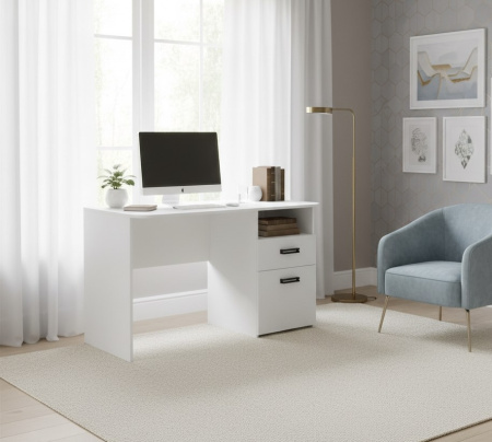 Стеллаж для зонирования + стол коллекции Престиж от Династия Kids