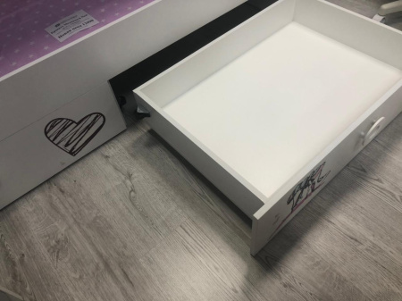 Кровать-чердак коллекции Модница + кровать 190х90 Модница от Династия Kids