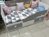 Кровать 160х80 Умка-5 (серебро+белый)  от Династия Kids
