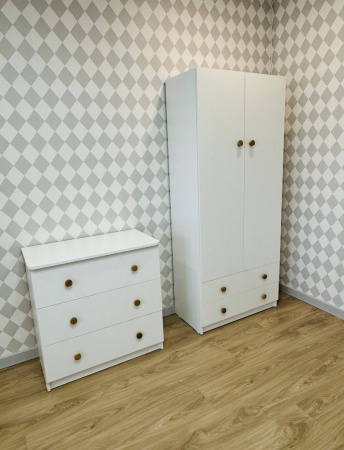 Шкаф коллекции Умка NEW (ручки - дуб) от Династия Kids