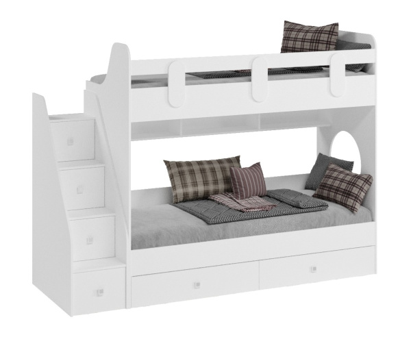 Кровать двухъярусная Фортуна-2 (цвета рызные) 180*80