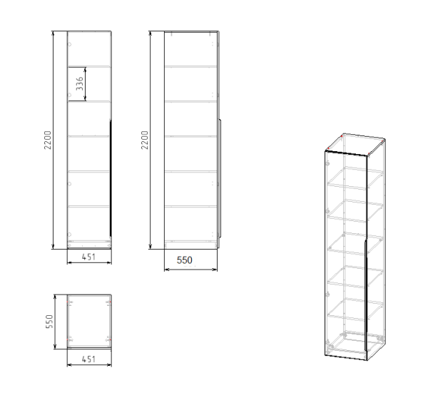 Пенал коллекции Брайт Графит  от Династия Kids