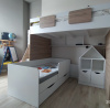 Кровать Малютка 140х80 (цвет белый)  от Династия Kids