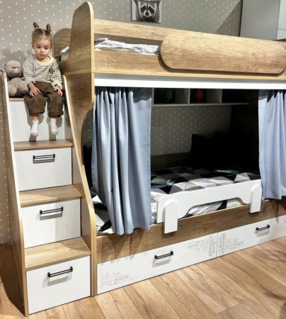 Двухъярусная кровать коллекции Твой Стиль New 190х90 от Династия Kids